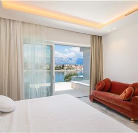 Luxury 6 Bedroom Brac Island Beach Front Villa With Heated Infinity Pool and lift near Sumartin sleeps 12